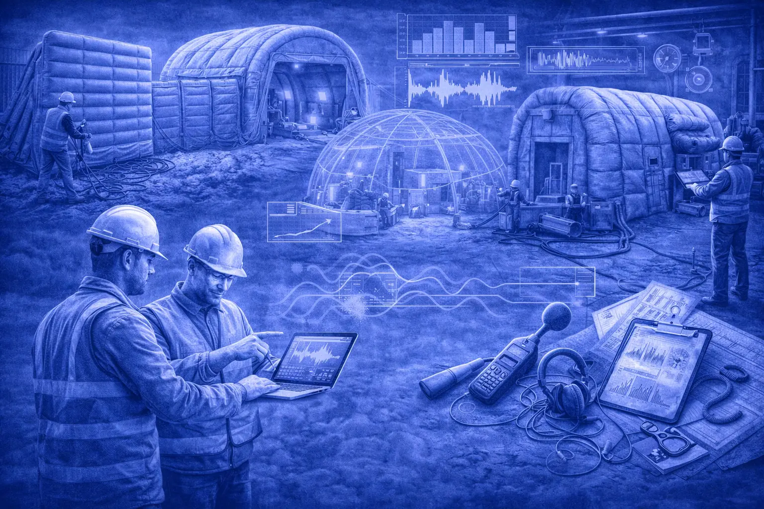 Construction acoustic attenuation