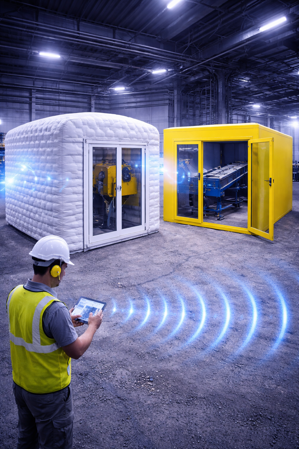 Industrial acoustic enclosure