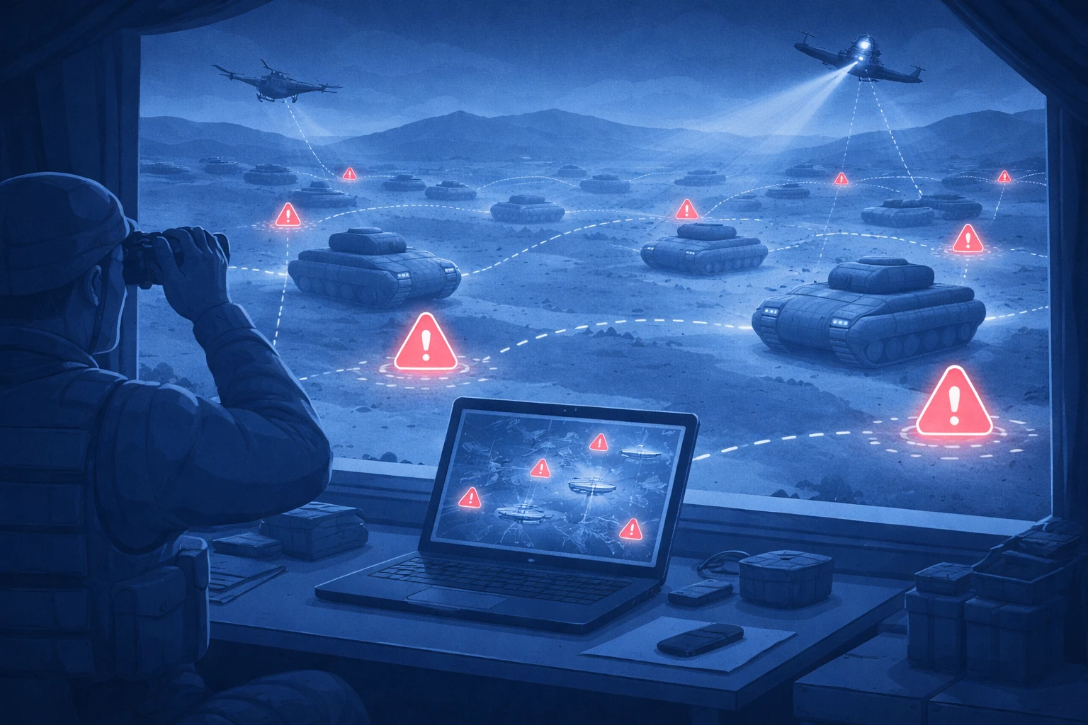 Saturate adversary observation