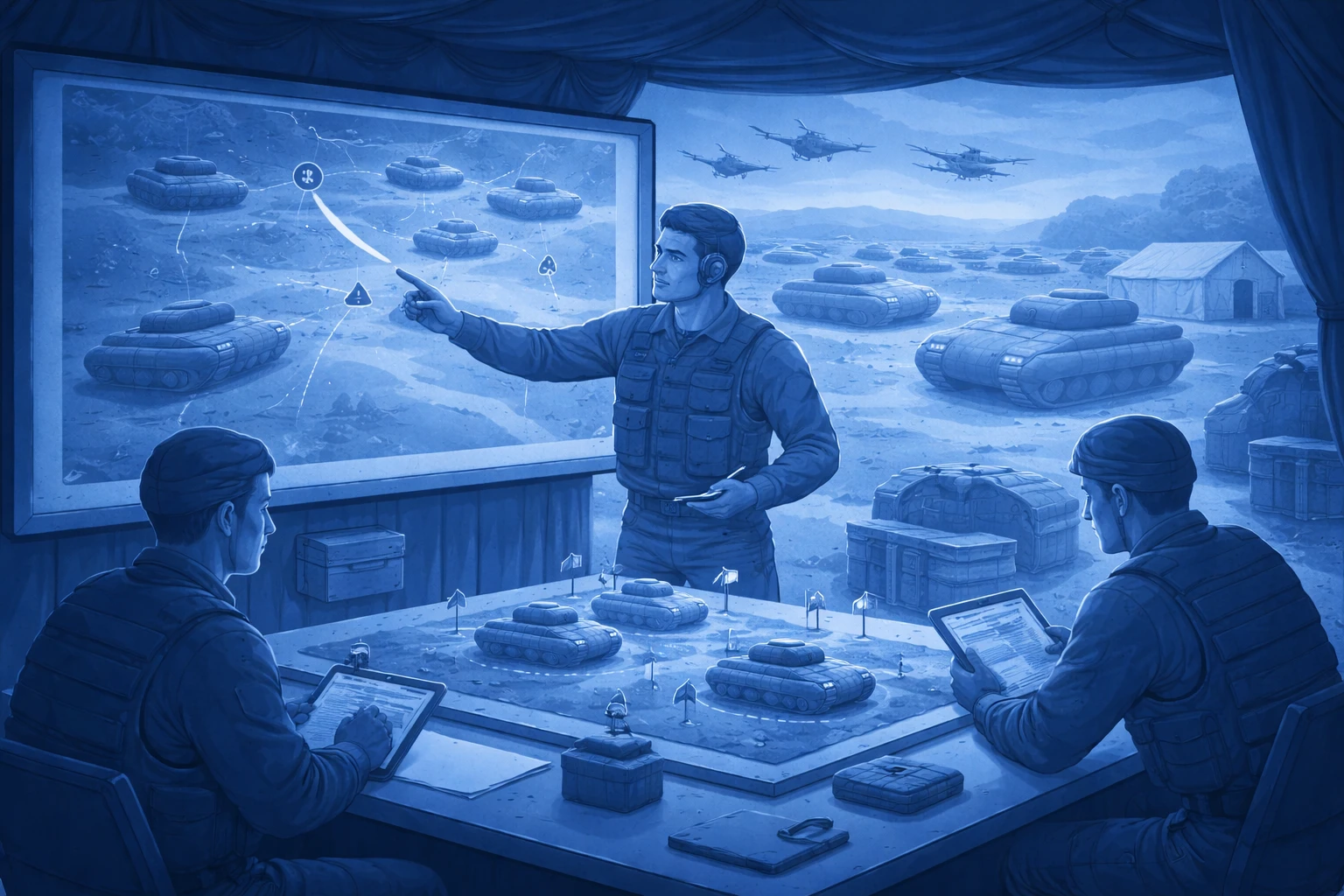 Structure training scenarios