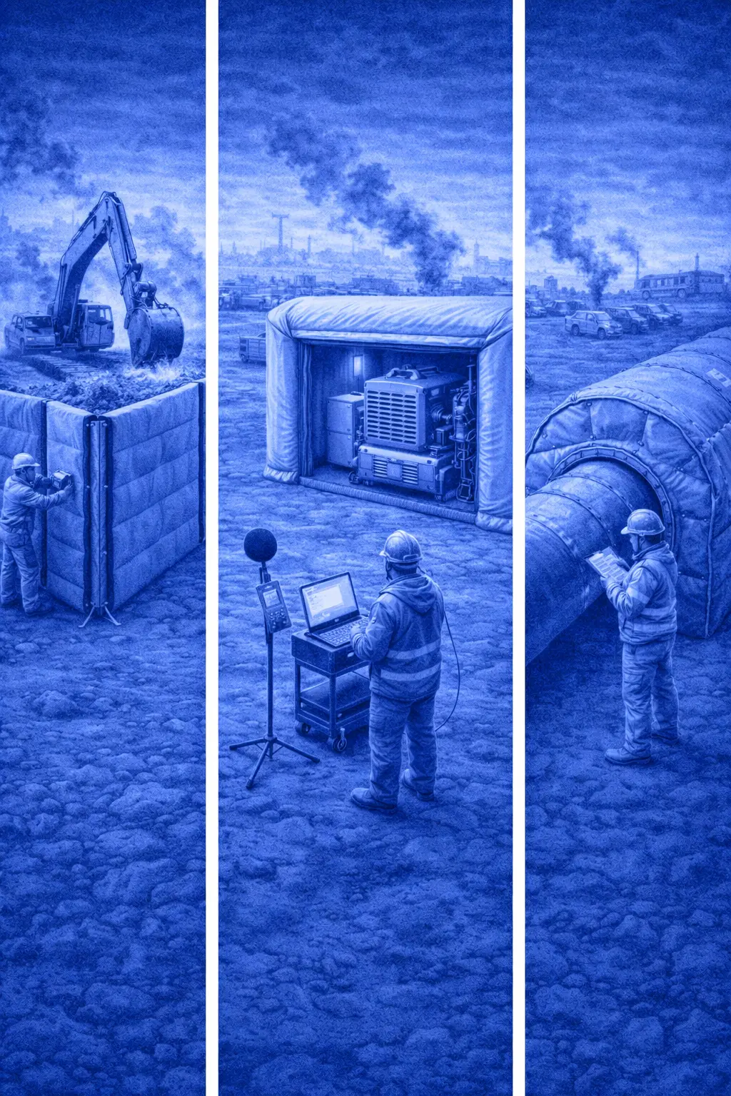 Global acoustic attenuation strategy