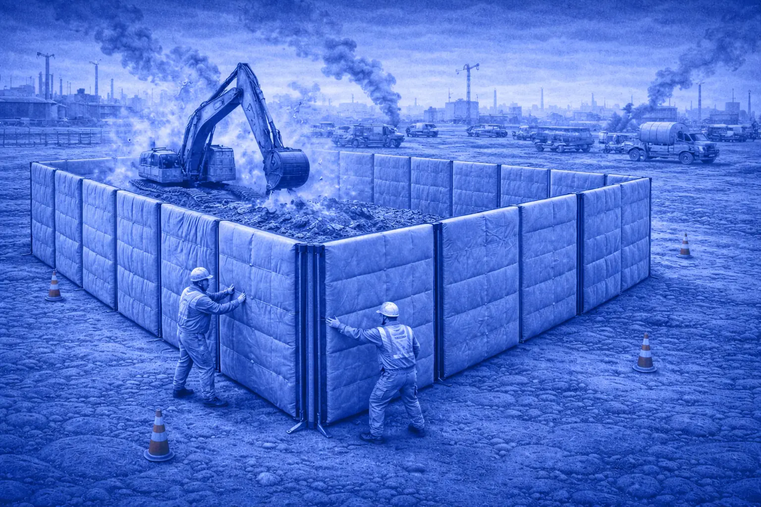 Construction acoustic barriers