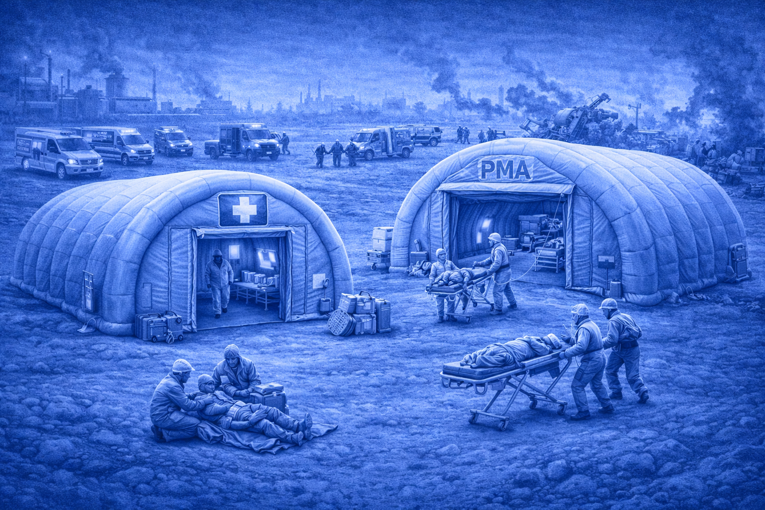 Inflasys inflatable advanced medical post