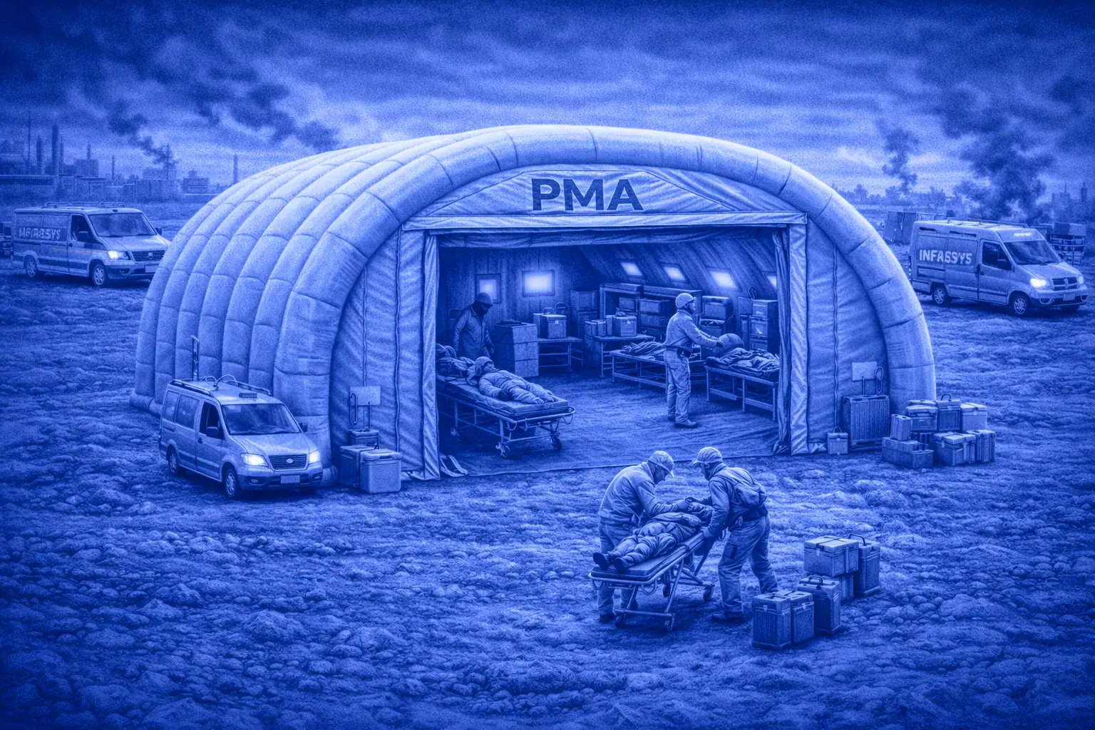 A complete range of inflatable hangars for very different uses